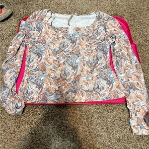 Paisley Long Sleeve Top
